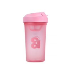 Шейкер ED Smart розовый с клапаном, 300 мл